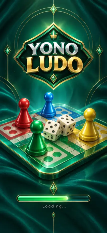 Generated preview: Yono Ludo — Dice and board launch screen