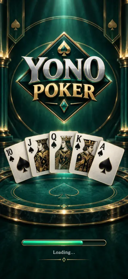 Generated preview: Yono Poker — Spade emblem on the loading screen